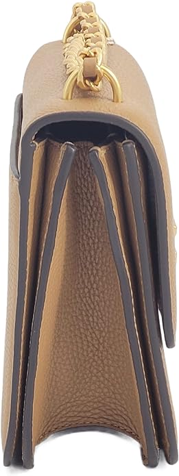 Tory Burch 140987 Britten Tiramisu Tan With Gold Hardware Small Women's Adjustable Shoulder Bag - 5th Ave. Window