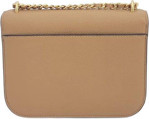 Tory Burch 140987 Britten Tiramisu Tan With Gold Hardware Small Women's Adjustable Shoulder Bag - 5th Ave. Window