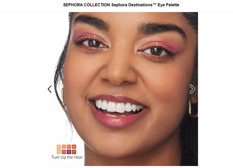 Sephora Destinations™ Eye Palette - Turn up the Heat - 5th Ave. Window