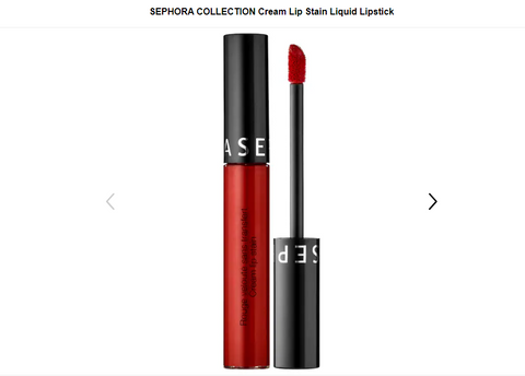 Cream Lip Stain Liquid Lipstick - Color 01 Always Red - matte classic red - 5th Ave. Window