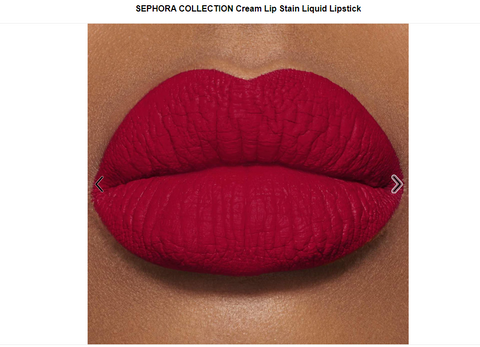 Cream Lip Stain Liquid Lipstick - Color 01 Always Red - matte classic red - 5th Ave. Window