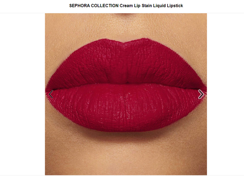 Cream Lip Stain Liquid Lipstick - Color 01 Always Red - matte classic red - 5th Ave. Window