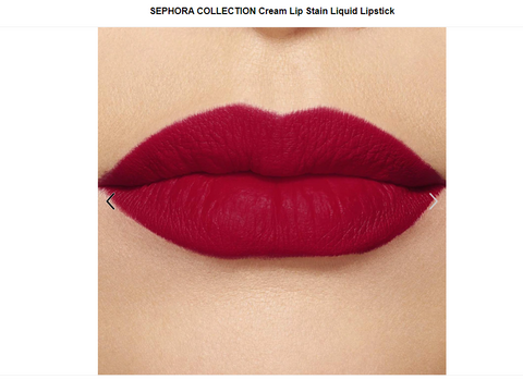 Cream Lip Stain Liquid Lipstick - Color 01 Always Red - matte classic red - 5th Ave. Window