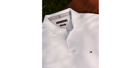 Men's Organic Cotton Classic Fit 1985 Polo - Color: White, Size: XL - 5th Ave. Window