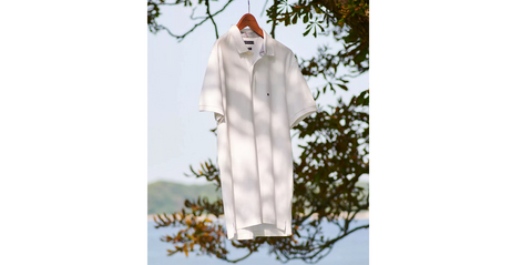 Men's Organic Cotton Classic Fit 1985 Polo - Color: White, Size: XL - 5th Ave. Window
