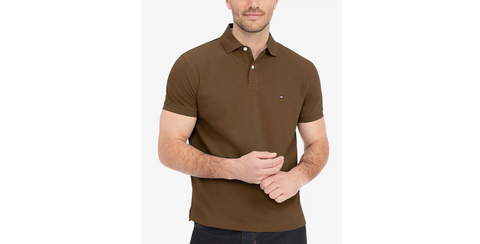 Men's Organic Cotton Classic Fit 1985 Polo - Color: Desert Khaki, Size: XL - 5th Ave. Window