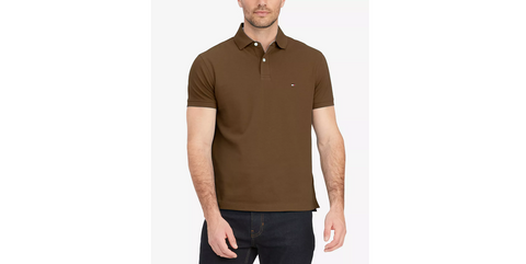 Men's Organic Cotton Classic Fit 1985 Polo - Color: Desert Khaki, Size: XL - 5th Ave. Window