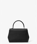 Ava Extra-Small Saffiano Leather Crossbody - Black - 5th Ave. Window