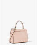 Ava Extra-Small Saffiano Leather Crossbody - Soft Pink - 5th Ave. Window