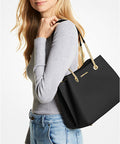 Teagan Large Pebbled Leather Shoulder Bag - 5th Ave. Window
