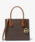 Mercer Medium Logo and Leather Accordion Crossbody Bag - 5th Ave. Window