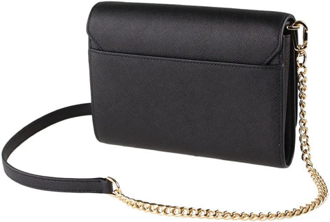 Tory Burch Emerson E/W Flap Adjustable Shoulder Bag, Black, Style 147214, $498 - 5th Ave. Window