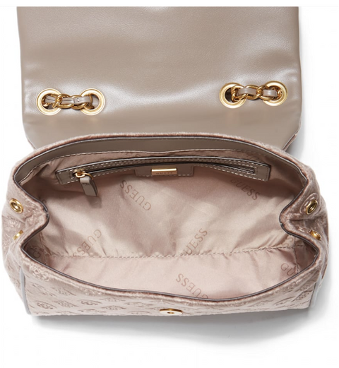 Kimi Logo Convertible Crossbody - Taupe - 5th Ave. Window