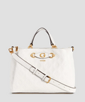 Izzy Peony Girlfriend Satchel - White Color - 5th Ave. Window