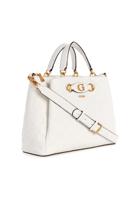 Izzy Peony Girlfriend Satchel - White Color - 5th Ave. Window