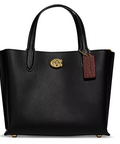 Polished Pebble Leather Willow Tote 24 with Convertible Straps - 5th Ave. Window