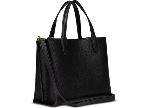 Polished Pebble Leather Willow Tote 24 with Convertible Straps - 5th Ave. Window