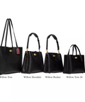 Polished Pebble Leather Willow Tote 24 with Convertible Straps - 5th Ave. Window