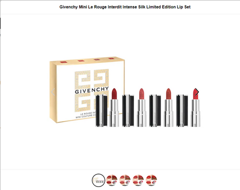 Mini Le Rouge Interdict Intense Silk Limited Edition Lip Set - 5th Ave. Window