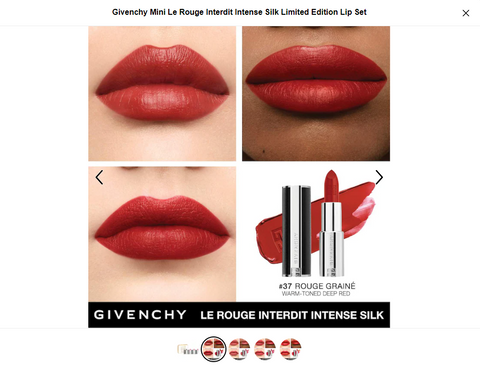 Mini Le Rouge Interdict Intense Silk Limited Edition Lip Set - 5th Ave. Window