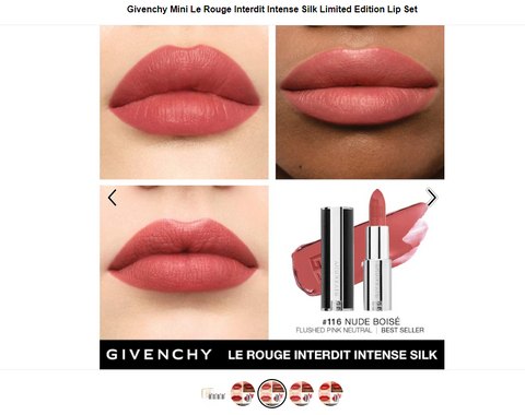 Mini Le Rouge Interdict Intense Silk Limited Edition Lip Set - 5th Ave. Window