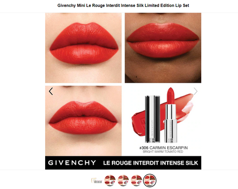 Mini Le Rouge Interdict Intense Silk Limited Edition Lip Set - 5th Ave. Window