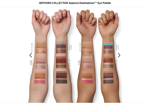 Sephora Destinations™ Eye Palette - Turn up the Heat - 5th Ave. Window