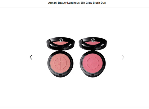 Luminous Silk Glow Blush Duo - Armani - 5th Ave. Window