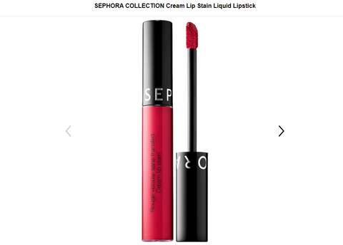 Cream Lip Stain Liquid Lipstick - Color 93 French Lover - matte deep red - 5th Ave. Window