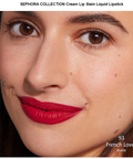 Cream Lip Stain Liquid Lipstick - Color 93 French Lover - matte deep red - 5th Ave. Window