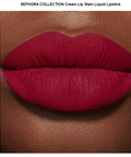 Cream Lip Stain Liquid Lipstick - Color 93 French Lover - matte deep red - 5th Ave. Window