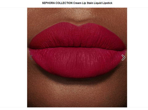 Cream Lip Stain Liquid Lipstick - Color 93 French Lover - matte deep red - 5th Ave. Window