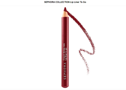 Lip Liner To Go -  Sephora - color red - 5th Ave. Window