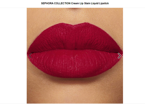 Cream Lip Stain Liquid Lipstick - Color  01 Always Red - matte classic red - 5th Ave. Window