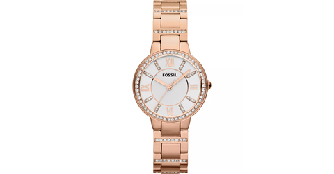 Women's Virginia Rose Gold-Tone Stainless Steel Bracelet Watch 30mm ES3284 - 5th Ave. Window