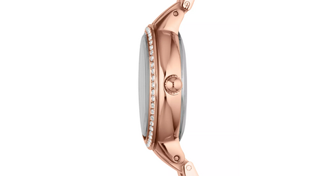 Women's Virginia Rose Gold-Tone Stainless Steel Bracelet Watch 30mm ES3284 - 5th Ave. Window