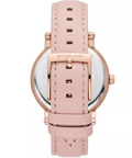 Women's Corey Three-Hand Blush Leather Watch 38mm - 5th Ave. Window