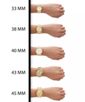 Women's Corey Three-Hand Blush Leather Watch 38mm - 5th Ave. Window