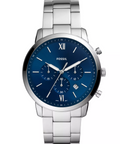 Men's Neutra Silver-Tone Bracelet Watch 44mm - 5th Ave. Window