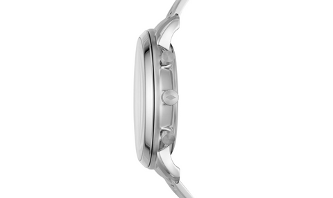 Men's Neutra Silver-Tone Bracelet Watch 44mm - 5th Ave. Window