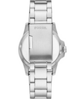 Men's Blue Dive Three-Hand Date Silver-Tone Stainless Steel Watch 42mm - 5th Ave. Window