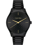 Women's Black Stainless Steel Bracelet Watch 35mm - 5th Ave. Window