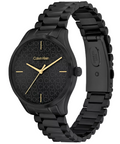 Women's Black Stainless Steel Bracelet Watch 35mm - 5th Ave. Window