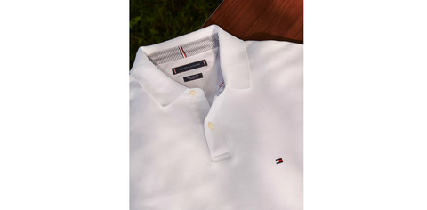 Men's Organic Cotton Classic Fit 1985 Polo - Color:  White, Size: XL - 5th Ave. Window