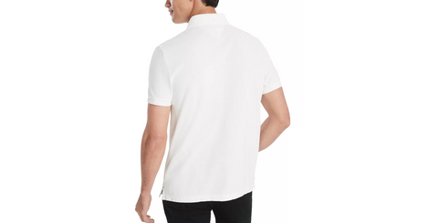 Men's Organic Cotton Classic Fit 1985 Polo - Color:  White, Size: XL - 5th Ave. Window