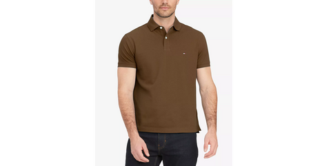 Men's Organic Cotton Classic Fit 1985 Polo - Color:  Desert Khaki, Size: XL - 5th Ave. Window