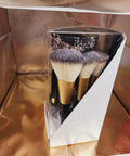 Portable Small Makeup Brush Set, Black floral - 5th Ave. Window