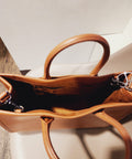The Small Leather Tote Bag - 5th Ave. Window