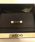 ALDO magnetic clutch black bag with chain in a box - 5th Ave. Window